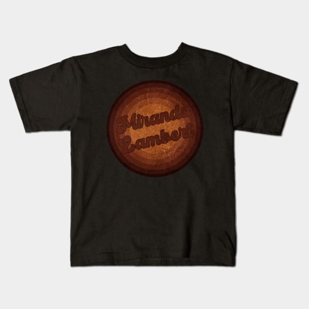 Miranda Lambert - Vintage Style Kids T-Shirt by Posh Men